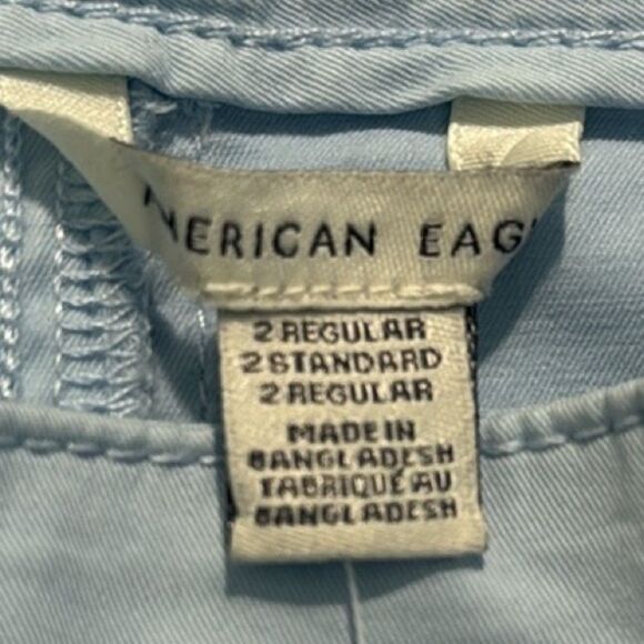 American Eagle Light Blue Pleated Mini Skirt NEW - Picture 13 of 13